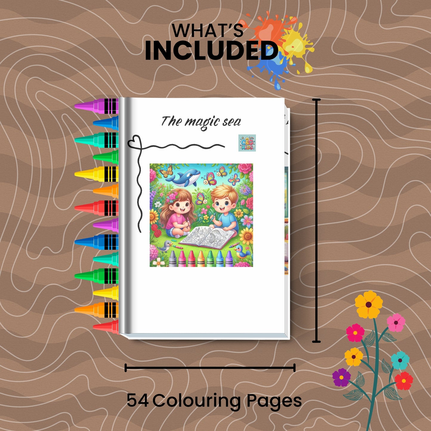 THE MAGIC SEA: libro digitale da colorare per bambini in PDF