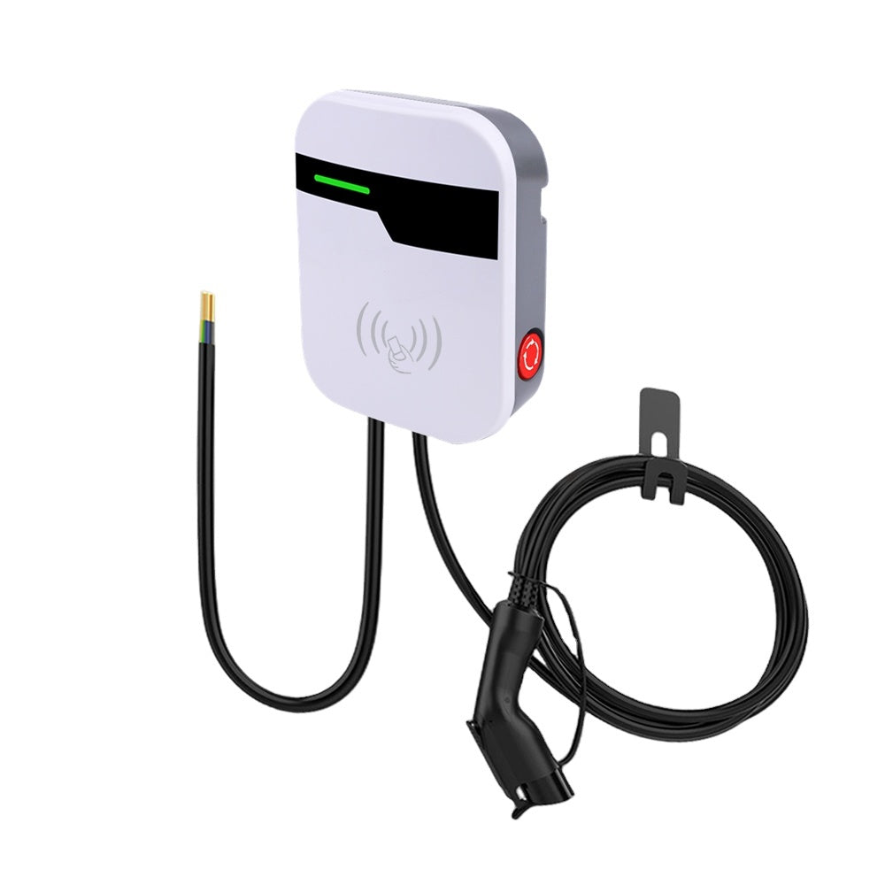 Type 2 EV Wall Charger 7kW 32A Fast Charging Station With 5m Cable RFID App Control