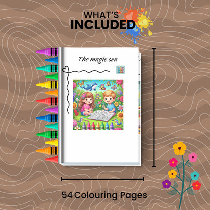 THE MAGIC SEA: libro digitale da colorare per bambini in PDF