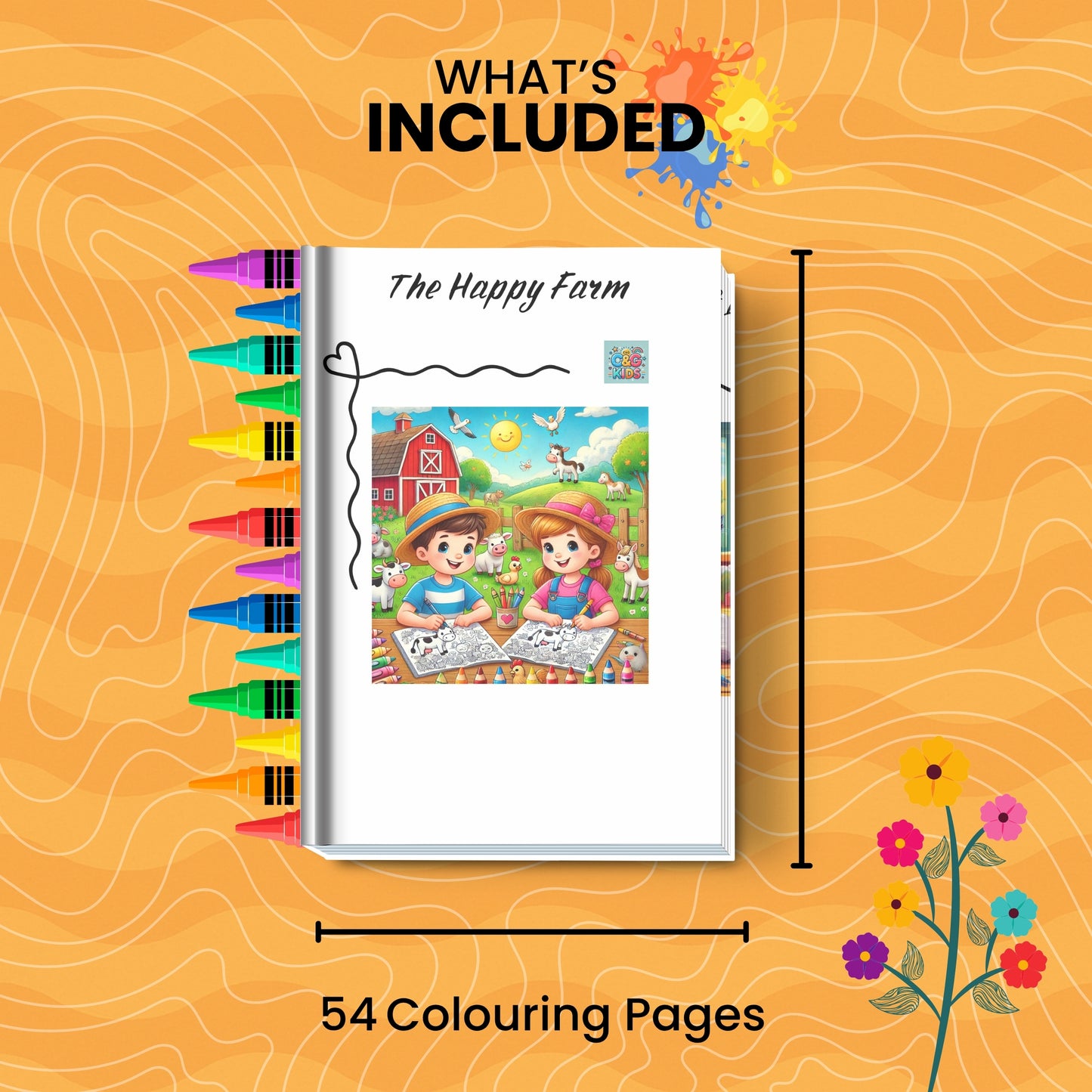 L'ALLEGRA FATTORIA: libro digitale da colorare per bambini in PDF