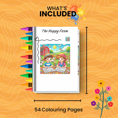 L'ALLEGRA FATTORIA: libro digitale da colorare per bambini in PDF