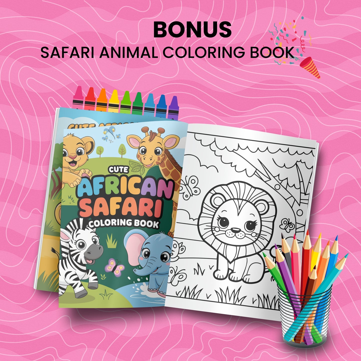 THE ENCHANTED KINGDOM: libro digitale da colorare per bambini in PDF