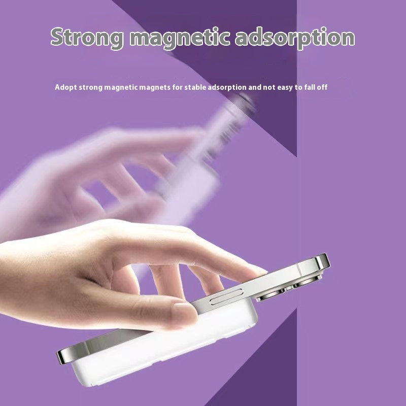Folding Bracket Magnetic Suction Power Bank Large Capacity
