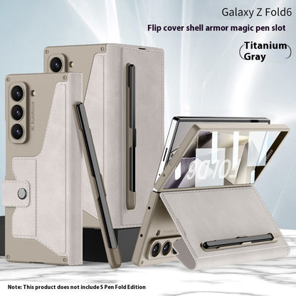 ZFold6 Folding Phone Case Flip Leather Case Phone Case