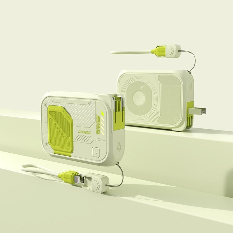 Five-in-one Power Bank Magnetic Wireless Charger With Cable