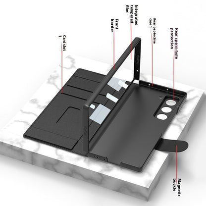 ZFold6 Folding Phone Case Flip Leather Case Phone Case